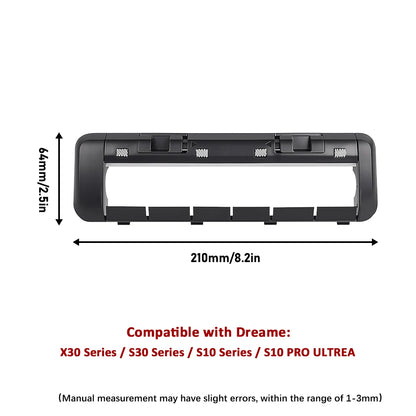 Main Rolling Brush Cover For Dreame X40 X40 Pro X40Ultra D20 Ultra S30 X30 X30 Ultra X30Pro Robot Vacuum Rubber Brush Cover Part