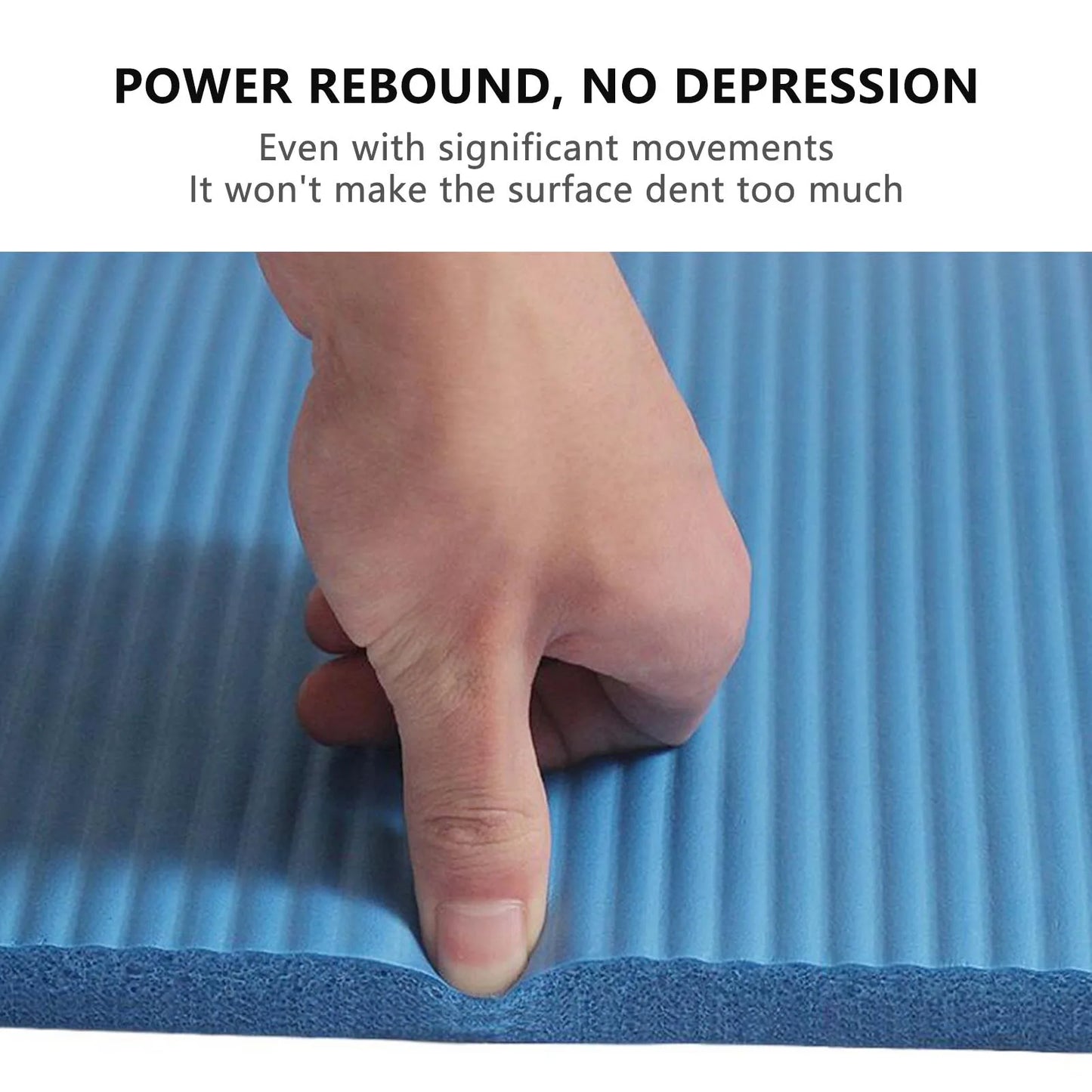 Mini Premium Yoga Mat Shock Absorption Soft Pilates Exercise Mat for Home Yoga Pilates Stretching 60*25*1.5cm