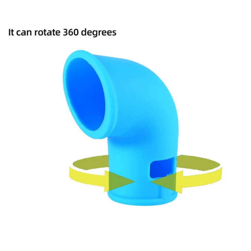 1pc Pressure Cooker Silicone Exhaust Pipe Pressure Cooker Silicone Steam Release Valve Pressure Cooker Exhaust Valve Diverte