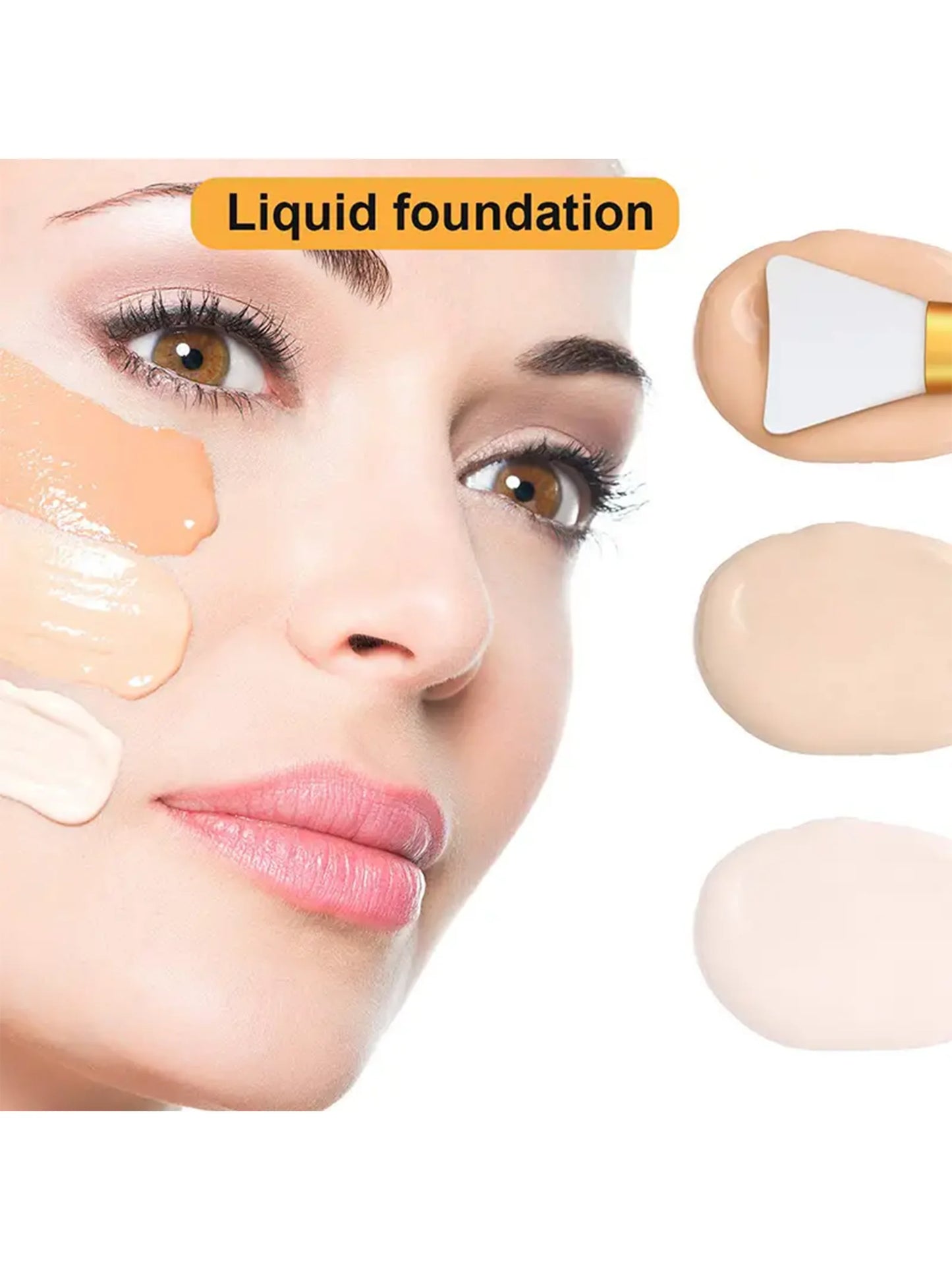 1/4/5/6-pack advanced silicone facial mask brush - mild and soft, suitable for all skin types, formaldehyde free