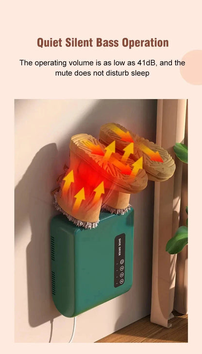 220V Electric Shoe Dryer, Portable Shoe & Boot Drying Machine with Sterilization Deodorization, Heated Foot Protector for Gloves