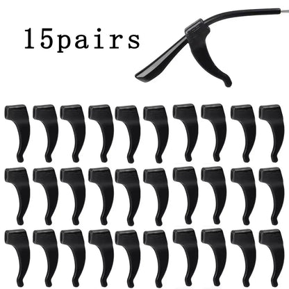 10/20/30/100pcs Anti-slip Silicone Ear Grip Glasses Eyeglasses Leg Ear Hook Stopper Bracket Fastener Accessories Temple Tip