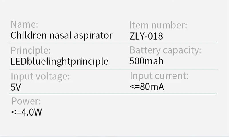 2026 New Pattern Baby Electric Nasal Aspirator for Newborn Charging Version Suction Tool to Prevent Nasal Congestion