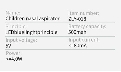 2026 New Pattern Baby Electric Nasal Aspirator for Newborn Charging Version Suction Tool to Prevent Nasal Congestion
