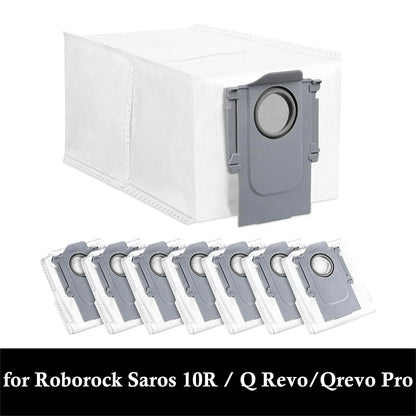 Vacuum Cleaner Bags for Roborock Saros 10R / Q Revo/Qrevo Pro/Qrevo MaxV/Qrevo Curv/Qrevo Master / S8 MaxV Ultra / S8 Max Ultra