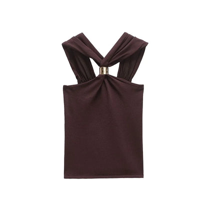 MUJER Halter Corset Top Women off Shoulder Crop Top Female Sexy Backless Tube Tops for Women Summer Camisole Bustier Tops Woman