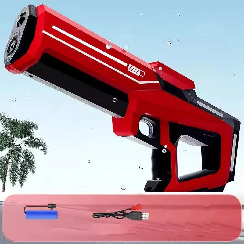 Electric Water Guns For Adults Powerful Squirt Automatic Water Suction Water Blasters Summer Outdoor Beach Toy For Boys Kid Gift