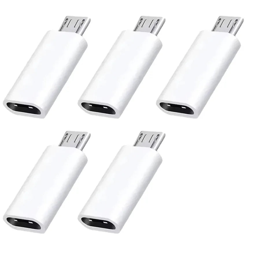 Mini Type C To Micro USB Android Charging Adapter Converter for Samsung Xiaomi Huawei Usbc To Microusb V8 Otg Sync Charger Jack