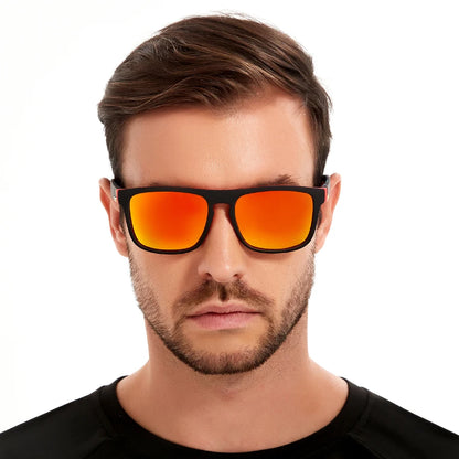 Fashion Vintage Square Sunglasses Men Women Fishing Driving Man Luxury Brand Designer Sun Glasses Anti-Glare Retro Eyewear