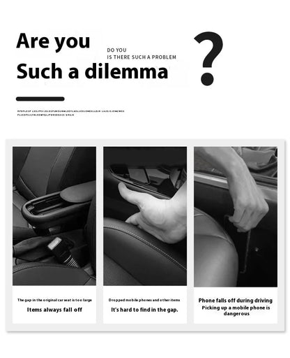 1 Pair of Car Seat Gap Plug Strips Seat Edge Protection Plug Strips and =Seat Anti-leak Plug Strips Have A Comfortable Hand Feel