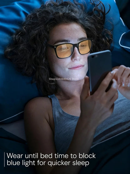 Blue Light Glasses Men Sleep Glasses For Blue Light Blocking Red Lens For Computer Gaming Reduce Eyestrain Bluelight Glasses