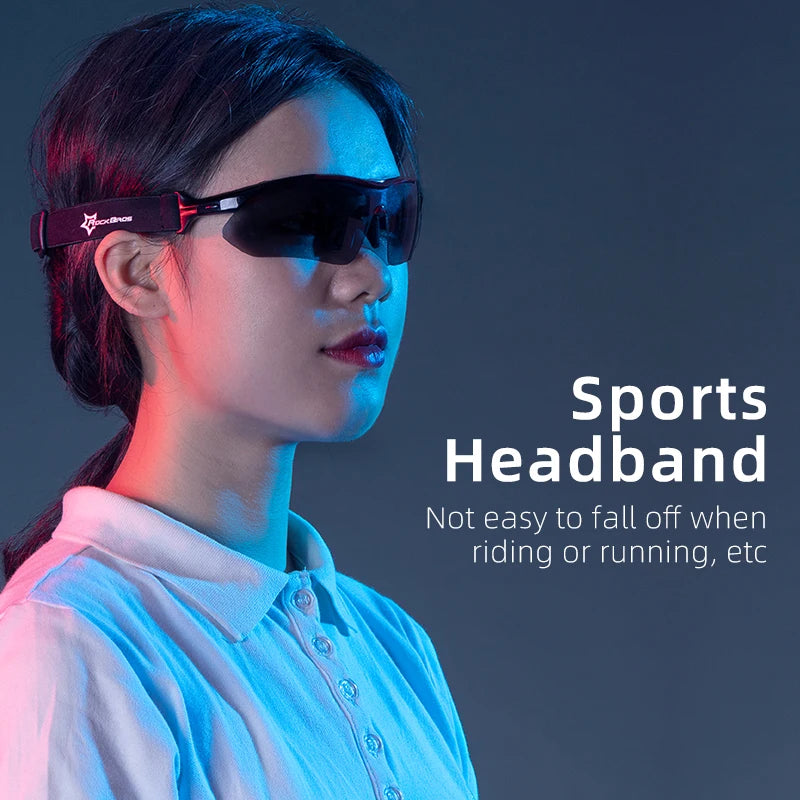 ROCKBROS Cycling Polarized glasses Bike Outdoor Sports Sunglasses MTB Road PC Goggles Eyewear Glasses 5/3 Lens Bicycle Accessory