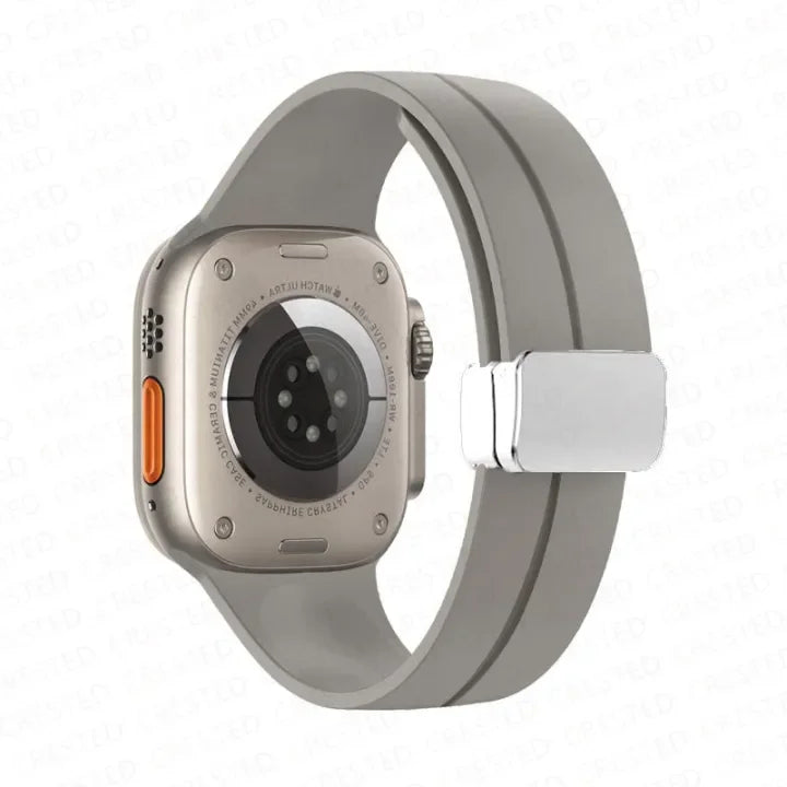 Magnetic Strap For Apple watch ultra band 49mm 45 mm Silicone Bracelet iWatch Series 7 8 se 6 5 3 44mm 45mm 40mm 41mm 42mm 38mm