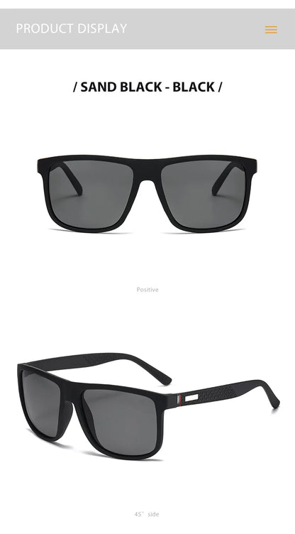 Fashion Vintage Square Polarized Sunglasses Men Women Luxury Brand Designer Men's Sun Glasses Driving Fishing UV400 Eyewear Man