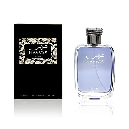 100ML RASASI Hawas For Men - Eau de Parfum Long Lasting Signature Premium Arabian Daily Elegance Refreshing Luxurious Masculine