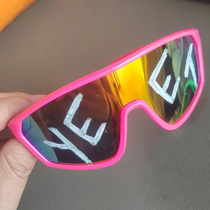 Jey Uso YEET Sunglasses Sports Shades MAIN EVENT Blue Glasses Bloodline USOS RARE Colors Motorcycle Glasses