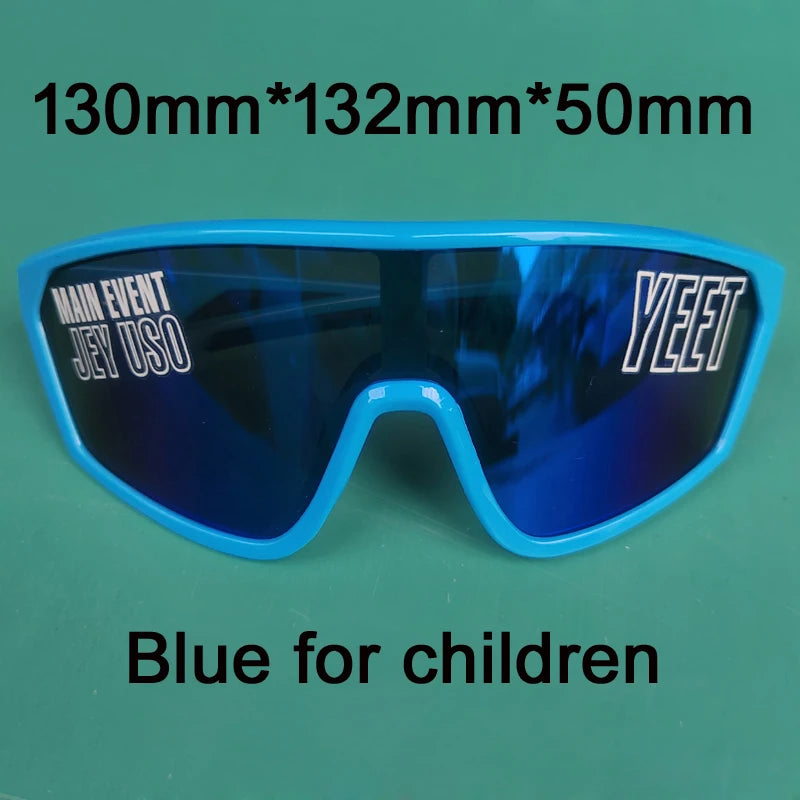 Jey Uso YEET Sunglasses Sports Shades MAIN EVENT Blue Glasses Bloodline USOS RARE Colors Motorcycle Glasses