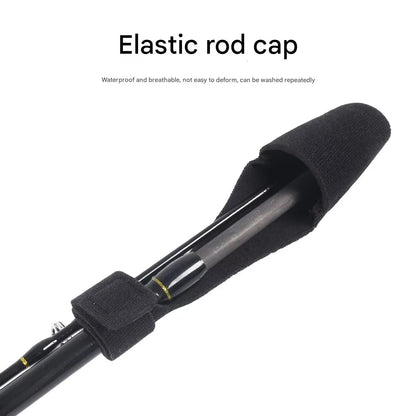 Fishing rod elastic protection rod cap special rod strap fishing rod strap set water droplet wheel winding rod strap fishing gea