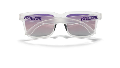KDEAM Men's Polarized Sunglasses Square Casual Outdoors Sun Glasses Women Unisex Sunglass For Couple With Zipper Case
