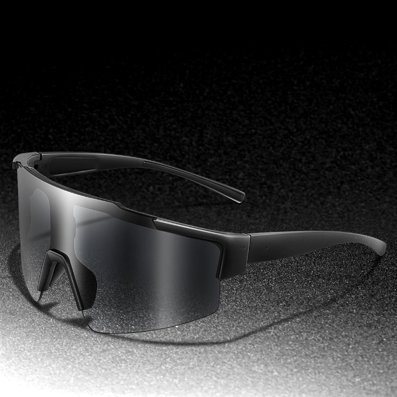 LOISRUBY Band New Style Cycling Sunglasses Sports Bike Glasses Men Women Mtb Bicycle Eyewear Large Windproof Eyewear UV400