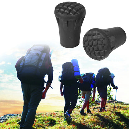 /set Replacement Outdoor Trekking Hiking Pole Tip End Walking Stick  Cover Protector Walking Stick Tip End Cane Protector
