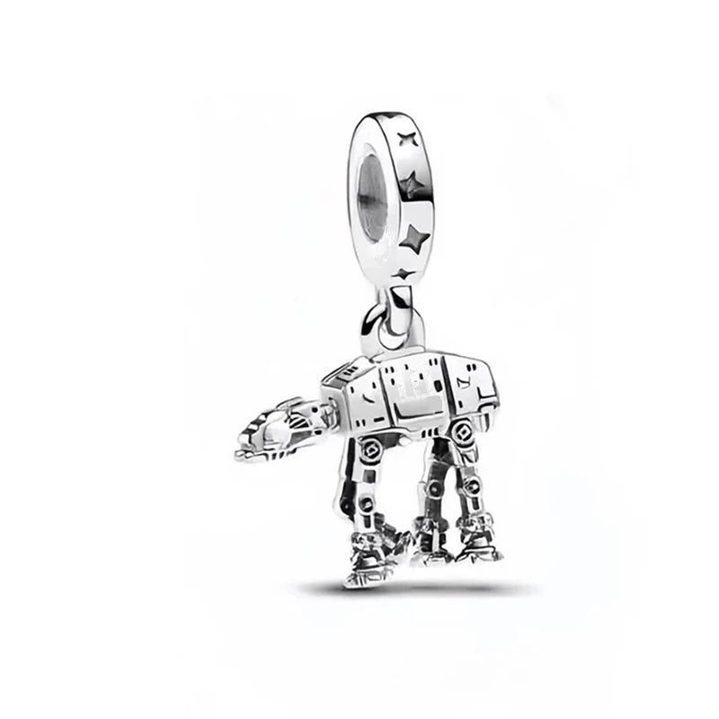 Star Wars Charm Beads Pendant fit Original Snake Silver Bracelet Necklace Beads for Diy Jewelry Women Gift