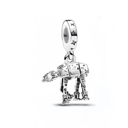 Star Wars Charm Beads Pendant fit Original Snake Silver Bracelet Necklace Beads for Diy Jewelry Women Gift