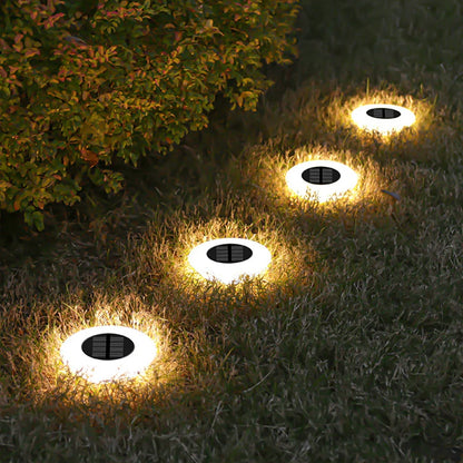 1/4PCS Solar Outdoor Lights 14LED Waterproof Lawn Lamp,360° Floor Lighting  for Garden Yard Driveway Patio Camping Summer Decor