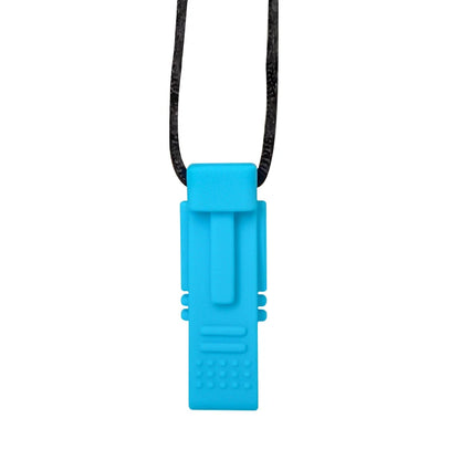1pcs silicone teether children building block chewing necklace sensory chewing molar pendant oral motor toy for ADHD boy gift
