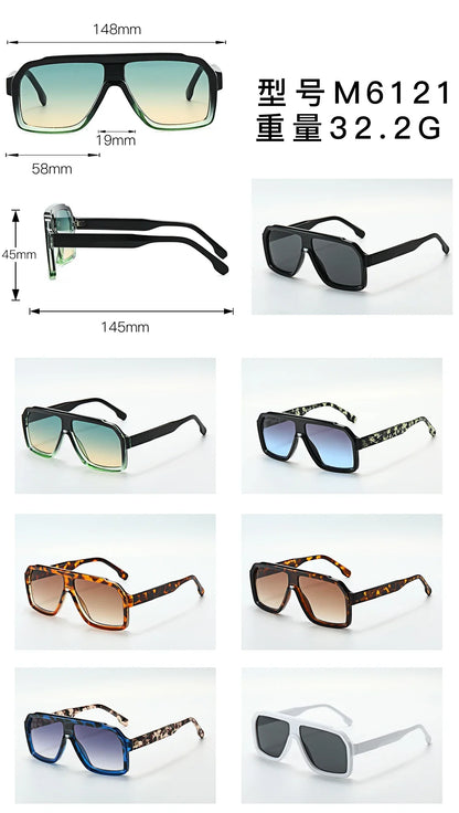 New Fashion Women Brand Designer Luxury Sun Glasses Sexy Square Frame Cat Eye Sunglasses Female Vintage UV400 Eyewear