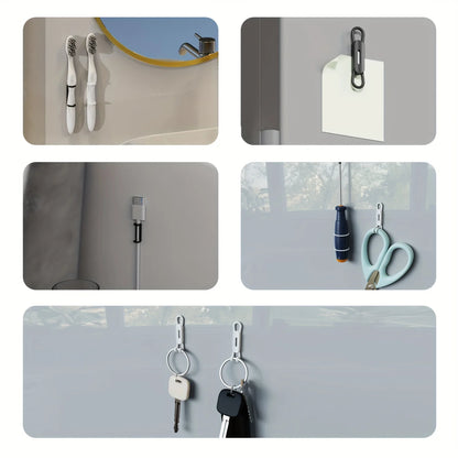 Magnetic Pen Holder Office Whiteboard Adhesive Pencil Hooks Adjustable Silicone Magnet Marker Holder For Refrigerator Blackboard