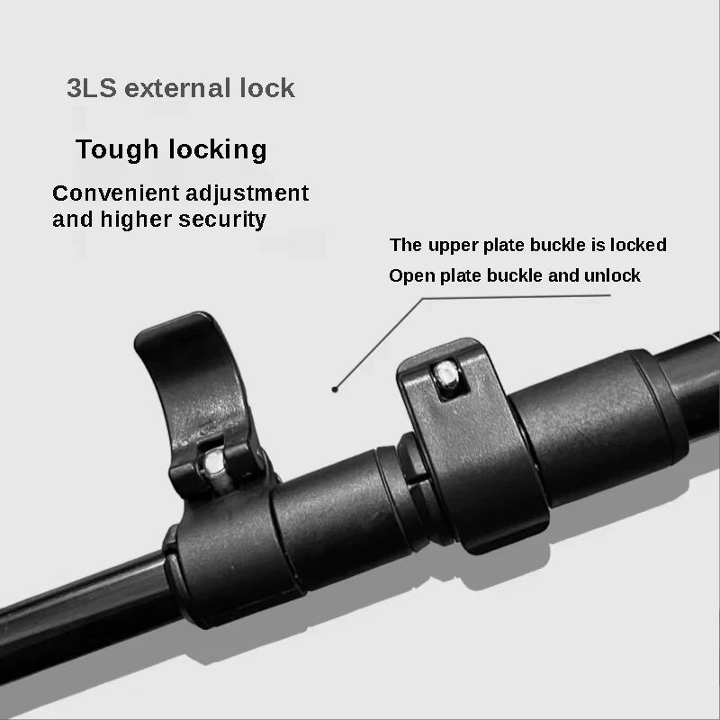 1pcs Hiking Anti Shock Walking Sticks Telescopic Trekking Climbing Poles Ultralight Walking Canes  Aluminum Outdoor  135CM