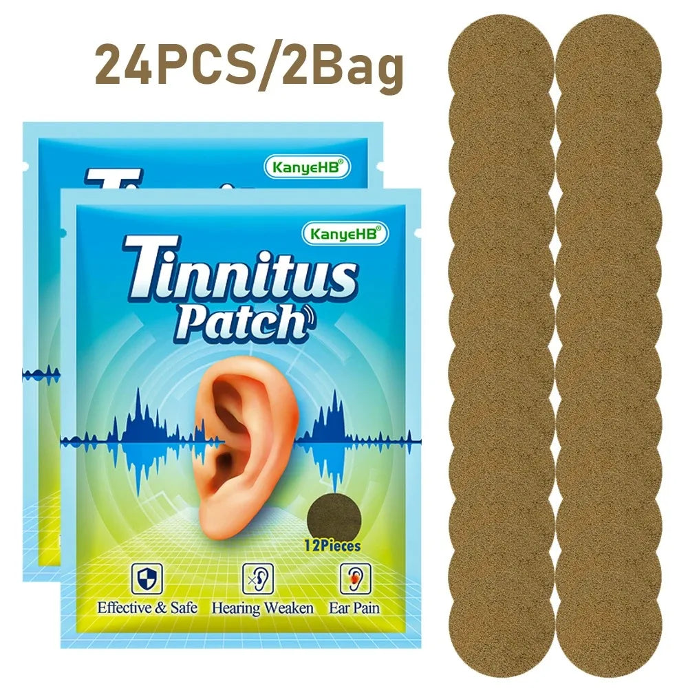 Tinnitus Patch Portable Ear Care Patch Headache Relief Ear Ringing Buzzing Hearing Loss Brain Nerve Ear Ringing Patch