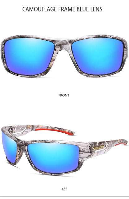 LOISRUBY Polarized Cycling Sunglasses Camouflage Driving Outdoor Sports Fishing Running Goggles UV400 Tacakle Eyewear