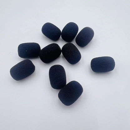 R Miniature Sponge Invisible Microphone Special Foam Cover Smallest Skin Color Mini Mic Sponge Microphone Replacement Windscreen