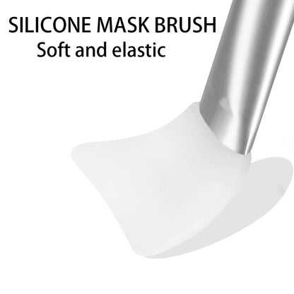 3/4PCS Silicone Face Mask Brush Application Tool Soft Silicone For Facial Mud Clay Mask Reusable Face Mask Spatula Beauty Tools