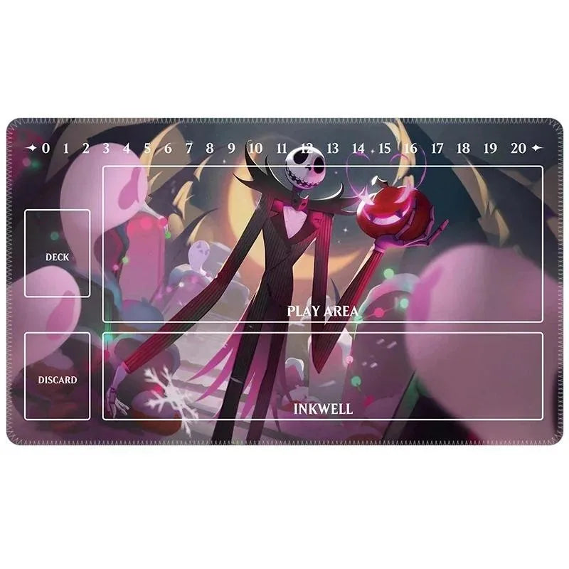 60x35x0.2Cm Cartoon Anime Lorcana Card Battle Single Tcg Game Mat Game Table Mat Card Mat Collection Toys Gift