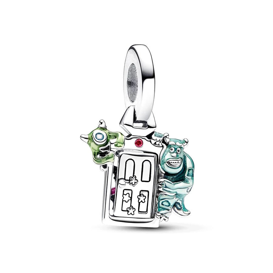 Disney Toy Story Monsters, Inc.Charm Beads Pendant Fit Original Snake Silver Bracelet Necklace Beads For Diy Jewelry Women Gift