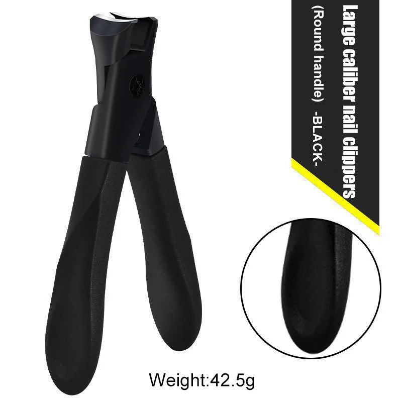 Large Size Stainless Steel Nail Clipper - Professional Toenails Trimmer Thick Hard & Durable Nail File for Household Use