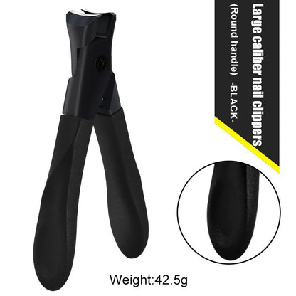 Large Size Stainless Steel Nail Clipper - Professional Toenails Trimmer Thick Hard & Durable Nail File for Household Use