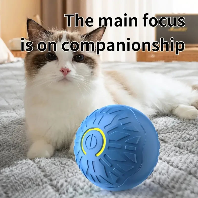Smart Dog Toy Ball Automatic Interactive Pet Electronic Rolling USB Rechargeable Moving Bouncing for Puppy to Large Dog Chew Toy