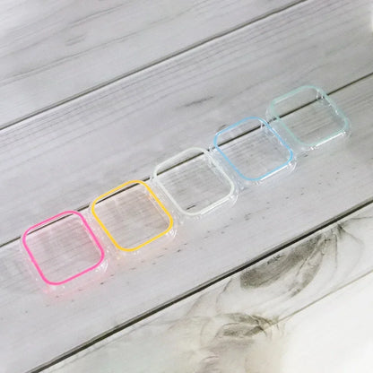 Luminous Cover for Apple Watch Case Ultra 49mm 45mm 44mm 41mm 40mm Hard PC Bumper Protective Frame iWatch 8 7 6 5 SE Accessorie