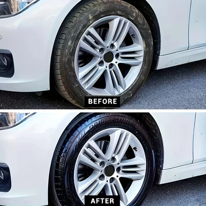 Black Shiny Tire wax 30g - durable, long-lasting protection and repair for all kinds of tires - prevents cracks and whitens