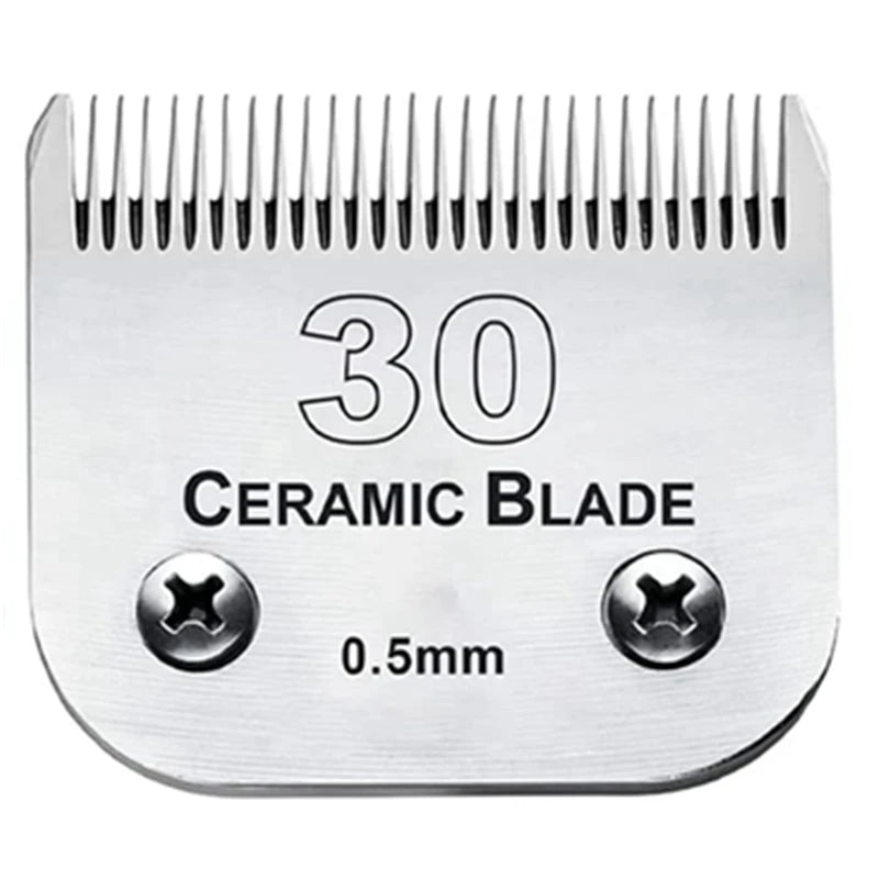 Detachable Pet Dog Cat Grooming Clipper Ceramic Blade Compatible with Most Andis，Oster A5，Wahl KM10 Series Animals Clippers