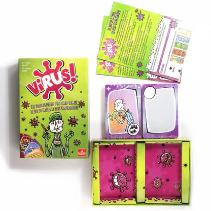 Interesting Virus Infected Card Game English Version Tabletop Card Interactive Game for Family Gatherings Couples Adult Parties