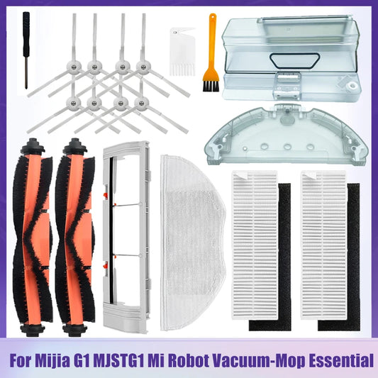 For Xiaomi Mijia G1 MJSTG1 Mi Robot Vacuum Mop Essential Vacuum Cleaner Side / Main Brush Cover Hepa Filter Mop Cloth Parts