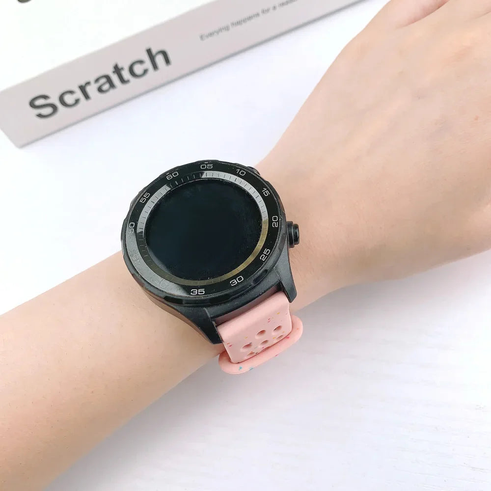 20mm Band For Samsung Galaxy Watch 4/5/6/7 44mm 40mm 5 Pro 45mm Silicone Bracelet correa Galaxy Watch 6 classic 47mm 43mm strap