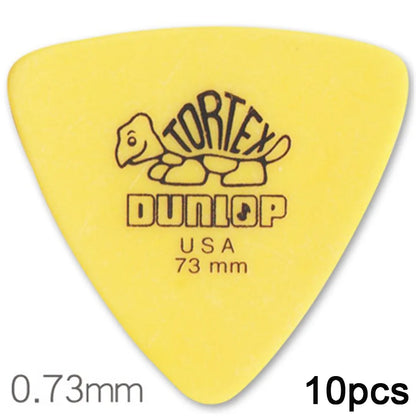 10pcs Delrin Dunlop Guitar Picks 0.5/0.6/0.73/0.88/1.0/1.14MM Anti-slip Style Electric Guitar Picks Triangle Picks