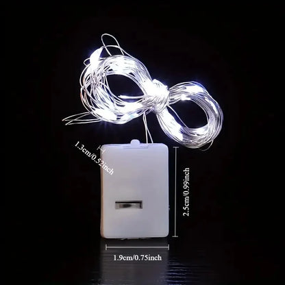 4PC/10PC/40PC LED2M20LED Fairy Battery Powered String Light,excluding battery,Used for Wedding,Party,Bedroom,Bouquet Decoration