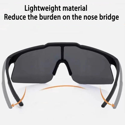 1/2/8pcsPolarized Cycling Sunglasses Outdoor Sport Cycling Riding Running Skiing Goggle Windproof Fishing Eyewear for Men Women